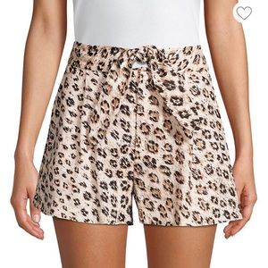 ☀️SHORTS SALE ☀️ Joie Carden Leopard Linen Tie-Front Shorts—NWT